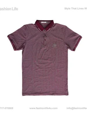 Premium-China-Stretch-Polo-Shirt–Digital-Allover-Print-Maroon