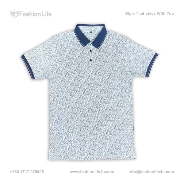 Premium China Stretch Polo Shirt – Digital Allover Print (170 GSM)