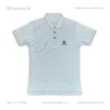 Premium China Stretch Polo Shirt–Digital Allover Print-White