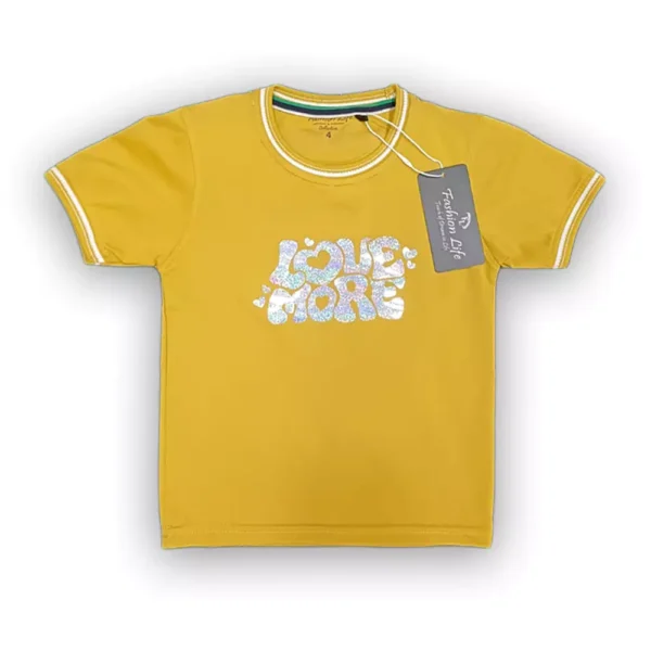 T-Shirt_Love-More_Satin-Sheen-Gold